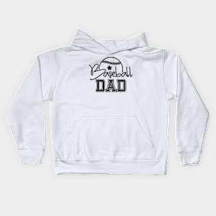 Baseball Dad, Sports Gift Kids Hoodie